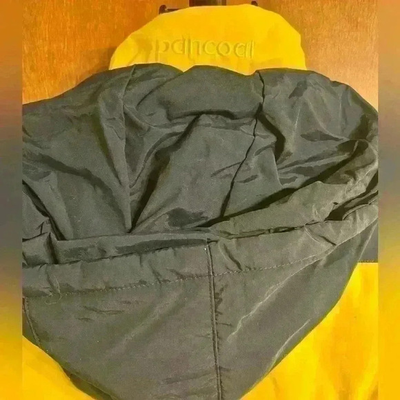 Pancoat Vest Unisex blue yellow puffer vest - Picture 3 of 4